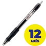 BIC Gel-Ocity Original Bolígrafos Retráctiles de Tinta Gel Negro, 0.7mm (Set de 12)